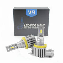 Rockeybright-luces led antiniebla para coche, lámpara de conducción diurna, 26w, 3000lm, H1, H3, H7, H8, H9, H11, 9005, 9006, DRL 2024 - compra barato