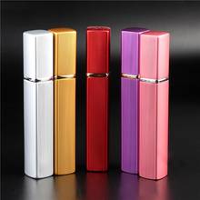Hot 12ML metal aluminum Portable Refillable Perfume Bottle Container cosmetic Spray Atomizer Empty Bottle liner glass for Travel 2024 - buy cheap