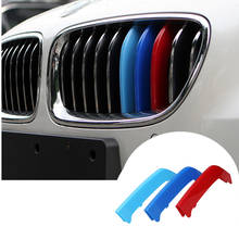 Front Center Grill Grille Insert Cover Trim 3pcs For BMW 5 Series F10 2014- 2015 Car Accessories Interior Car Decor Car Trim 2024 - buy cheap