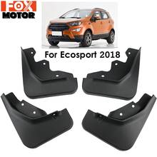 Set Molded Car Mud Flaps For Ford Ecosport 2018 2019 Mudflaps Splash Guards Mud Flap Mudguards Fender Front Rear Styling 2024 - buy cheap