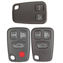 Kutery 2/3/4 Buttons Replacement Remote Car Key Shell Case Fob For Volvo S40 S60 S70 S80 S90 V40 V70 1998-2005 2024 - buy cheap