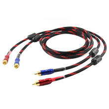 1 par de cables de conexión de Audio A54 OCC, Cable de Audio RCA a RCA, Cable de Audio HIFI audiófilo para CD/AMP 2024 - compra barato