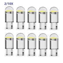 2/10pcs T10 W5W 194 12V LED Bulb White Yellow Red Ice Blue Green Pink Auto Lamp for Car Interior Dome Side Parking Light DC12V 2024 - купить недорого
