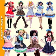 Anime Love Live Nico Yazawa Kotori Minami Maki Tojo Ellie Rin Candy Maid Japanese Uniform Princess Lolita Dress Cosplay Costume 2024 - buy cheap