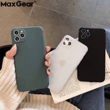Simple Matte Phone Cases For iPhone 11 Pro XS MAX XR X Soft Souple TPU Back Cover For iPhone 8 7 6 S 6S Plus Ultra Thin Silicone 2024 - buy cheap