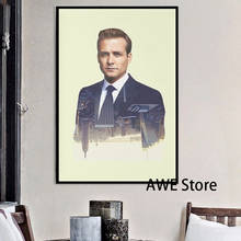 Harvey Specter canvas prints Canvas Painting Poster Modern Family Room Living Room Decoration 2024 - buy cheap