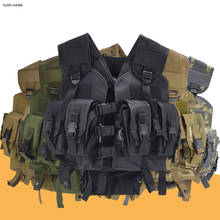 Military Equipment Tactical Vest Outdoor Modular Tactical Vest with Water Bag Paintball Bag 5-color Vest Airsoft Vest 2024 - buy cheap