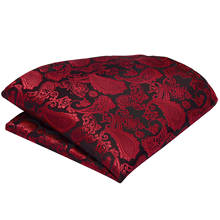 Ricnais-pañuelo de seda a la moda para hombre, traje cuadrado de bolsillo, rojo, verde, Paisley, accesorios para el pecho, regalos 2024 - compra barato