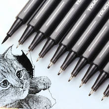 Косметический карандаш ручка-закладка ручная-разноцветный дизайн специальная ручка Водонепроницаемая Аниме Дизайн инженерный чертёж ручки для эскиза кисть для рисования 2024 - купить недорого