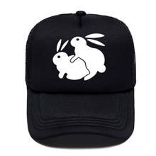 Bunny Rabbit Sex Fansy printing Summer Cap Mesh Hats For Men Women Casual Hats Hip Hop Baseball Caps Adjustable visor cap 2024 - buy cheap