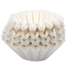 500 peças filtro de café comercial americano 25cm cesta de papel filtros de café utensílios de café (branco) filtros 2024 - compre barato