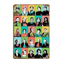 Feminist Icons Metal Signs Funny Cave pub Wall Mural Wall Decor Tin sign Posters 2024 - buy cheap