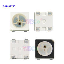 Chip de led sk6812 rgb (semelhante ao ws2812b), contas de lâmpada 1000, smd, cor completa e abordáveis individualmente, dc5v. 5050 peças 2024 - compre barato