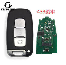 Llave remota inteligente sin llave, entrada Fob 3 BTN para Hyundai IX35 433MHz con Chip ID46 2024 - compra barato