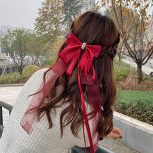 1PC New Fashion Girls Satin Hairpins Kids Sweet Hair Clips Barrettes Lovely Hair Bows Children Cute Headwear Hair Accessories 2024 - buy cheap