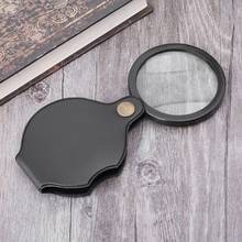 10X Portable Pocket Magnifier Foldable Read Jewelry Magnifying Glass Loupe Lens 2024 - buy cheap