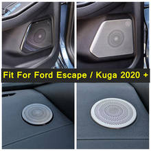 Декоративное кольцо из нержавеющей стали для панели приборов, динамика, обшивки салона автомобиля, аксессуары для Ford Escape / Kuga 2020 2021 2024 - купить недорого