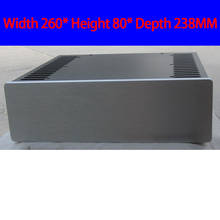 260*80*238mm q26 classe a amplificador chassis caixa casa diy gabinete com furos de refrigeração caso amplificador escudo 2024 - compre barato