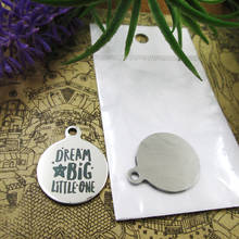 20 шт-"Dream Big Little One" очаровательыне нержавеющие 5 стилей для выбора амулеты «сделай сам» для ожерелья браслеты 2024 - купить недорого