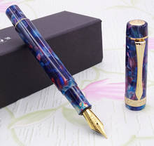 LIY (Live In You) Mountain Series Resin Celluloid Fountain Pen Schmidt Fine Nib Converter Awesome Writing Gift Collection-Caofan 2024 - buy cheap