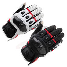 Перфорированные дышащие кожаные перчатки RST410 для езды на мотоцикле и гонок 2024 - купить недорого