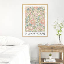 Pintura en lienzo de arte de pared de William Morris, carteles e impresiones de flores de exposición del Museo Victoria y Albert, decoración para sala de estar 2024 - compra barato