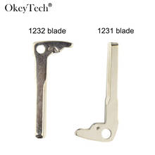 OkeyTech 1pc Replacement Emergency Uncut Key Blade For Mercedes Benz C E Class Auto Fob Insert Uncut Key Blade Key Accessories 2024 - buy cheap