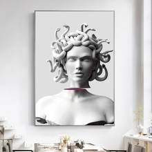 Pintura de diamante medusa vaporwave escultura engraçada 5d diy kit de ponto de cruz decoração de casa arte de strass 2024 - compre barato