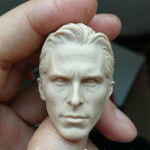 Blank 1/6 Scale The Dark Knight Christian Bale Head Sculpt Unpainted  Fit 12" Figure 2024 - buy cheap