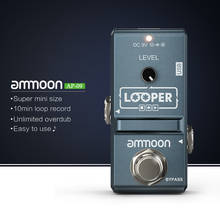 ammoon AP-09 Nano Loop Electric Guitar Effect Pedal Looper True Bypass Unlimited Overdubs 10 Minutes Recording with USB Cable 2024 - buy cheap