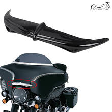 Для Harley Tri Glide Ultra Classic FLHTCUTG 09-13 Electra Glide Classic EFI FLHTC 07-13 летучая мышь брови обтекатель Accent Trim 2024 - купить недорого