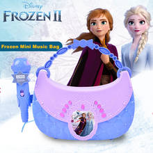 Brinquedos e microfone da princesa disney para cantar, frozen 2, bolsa de brinquedos para crianças 2024 - compre barato