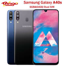 Samsung-teléfono inteligente Galaxy A40s, móvil Original 4G LTE con Android, Octa Core, pantalla de 6,4 pulgadas, SIM Dual, Triple Cámara, RAM de 6GB, ROM de 64GB, Exynos 2024 - compra barato