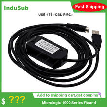 Cabo do plc da programação do ab da substituição USB-1761-CBL-PM02 para a série de micrologix 1000 redonda