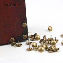 100Pcs Iron Bronze Antique Brass Upholstery Nail Jewelry Gift Box Sofa Decorative Upholstery Nails For Furniture Tacks Pushpins 2024 - buy cheap