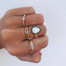 New Ring Wild Sweet Simple Moon Drop Ring Gothic Retro Ring Sets Rings For Women Jewelry Wedding Rings Wholesale 2024 - buy cheap