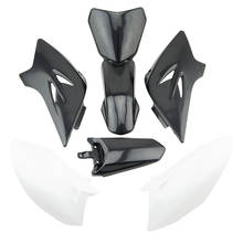 Capas para para-choques ttr50, conjunto de capas de plástico para yamaha ttr 50, ttr50e, azul, preto e branco, 2004-2012, 2006-2009 2024 - compre barato