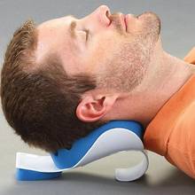 Massagem travesseiro apoio cervical travesseiro dor dispositivo tração viagem alinhar relaxar pescoço resto para cervical coluna alívio j2p1 2024 - compre barato