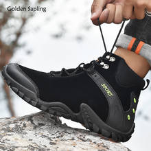 Classic Hiking Boots Men Soft Rubber Winter Shoes Comfortable Mountain Climbing Men's Sneakers Outdoor Hike Shoes 2024 - buy cheap