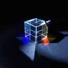 Color Prism Pendant Small Necklace Six-sided Light Cube Color Prism Custom Lens 2024 - buy cheap