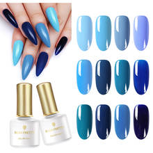 BORN PRETTY Blue Series Gel Nail Polish  Nail Color Soak Off UV Gel Polish Nail Art varnish Varnish 6ml Gellak 58 Colors 2024 - buy cheap