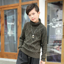 Ins suéter masculino de 3-11 anos, blusa de tricô para crianças e bebês com costura e diamante 2024 - compre barato