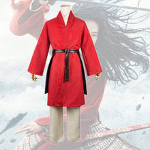 Movie Hua Mulan Cosplay Costumes Christmas Kids and Adult Women Halloween Heroine Outfits Chinese Ancient Costume Hanfu Dress 2024 - buy cheap