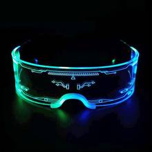 Colorful Luminous Glasses Led Light Up Visor Eyeglasses For Bar KTV Christmas Birthday Party New Year Decorations 2024 - buy cheap