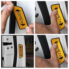 16Pcs Car Door Opening Reflective Sticker Safety Warning Sticker Accessories Reflective Material Warning Tape For Car Safety 2024 - buy cheap