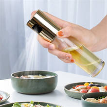 Criativo transparente pulverizador de óleo garrafa vinagre dispensador de óleo de vidro salada molho de soja recipiente para churrasco cozinha cozinhar ferramentas 2024 - compre barato