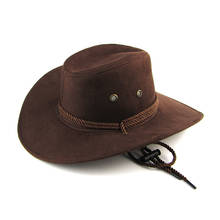 Chapéu de vaqueiro, homens e mulheres, 3 cores, aba grande, moda casual, chapéu de vaqueiro, para o ar livre, milinery, 2024 - compre barato