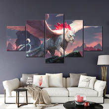 Lion & Zed Legends of Runeterra-Póster HD para pared, cuadro en lienzo para decoración de sala de estar, sin marco 2024 - compra barato