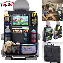 Multi-Pocket Car Seat Back Organizer Hanging Storage Bag Stowing Tidying Anti-Kick Mats For Kid Tablet Cup Holder 2024 - buy cheap