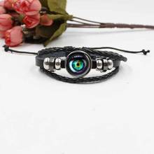 Foreign trade jewelry cat eye glass woven leather digital camera bracelet bracelet 2024 - buy cheap